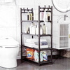 Organizator multifunctional pentru casa, incaltaminte, baie, cu 4 etajere