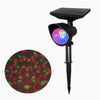 Proiector rotativ disco cu panou solar, control optic RGB