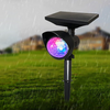 Proiector rotativ disco cu panou solar, control optic RGB