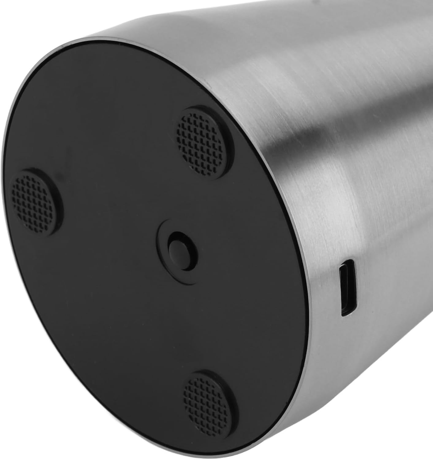 Lampa de masa metalica tip ciuperca, cu 3 culori reglabile prin atingere, argintiu si auriu