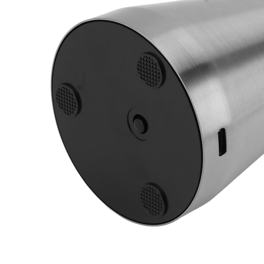 Lampa de masa metalica tip ciuperca, cu 3 culori reglabile prin atingere, argintiu si auriu