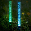 Set 2 Lampi Solare Decorative pentru gradina RGB, Acrilic, Rezistente la Intemperii