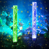 Set 2 Lampi Solare Decorative pentru gradina RGB, Acrilic, Rezistente la Intemperii