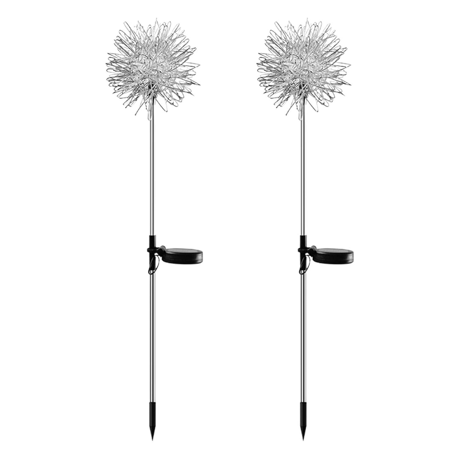 Set 2 decoratiuni luminoase solare model papadie