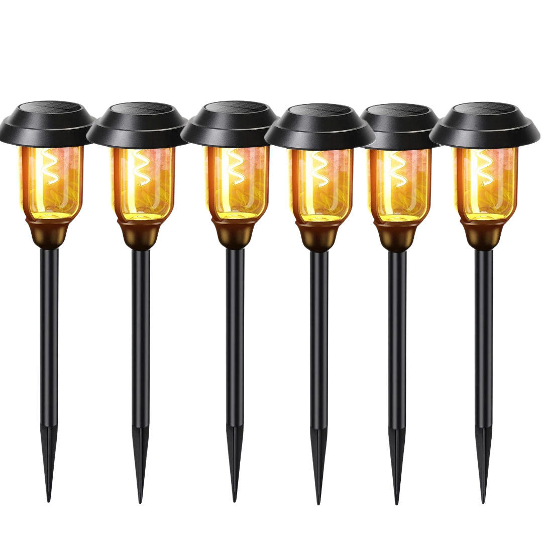 Set 6 Lampi solare decorative de gradina, impermeabile