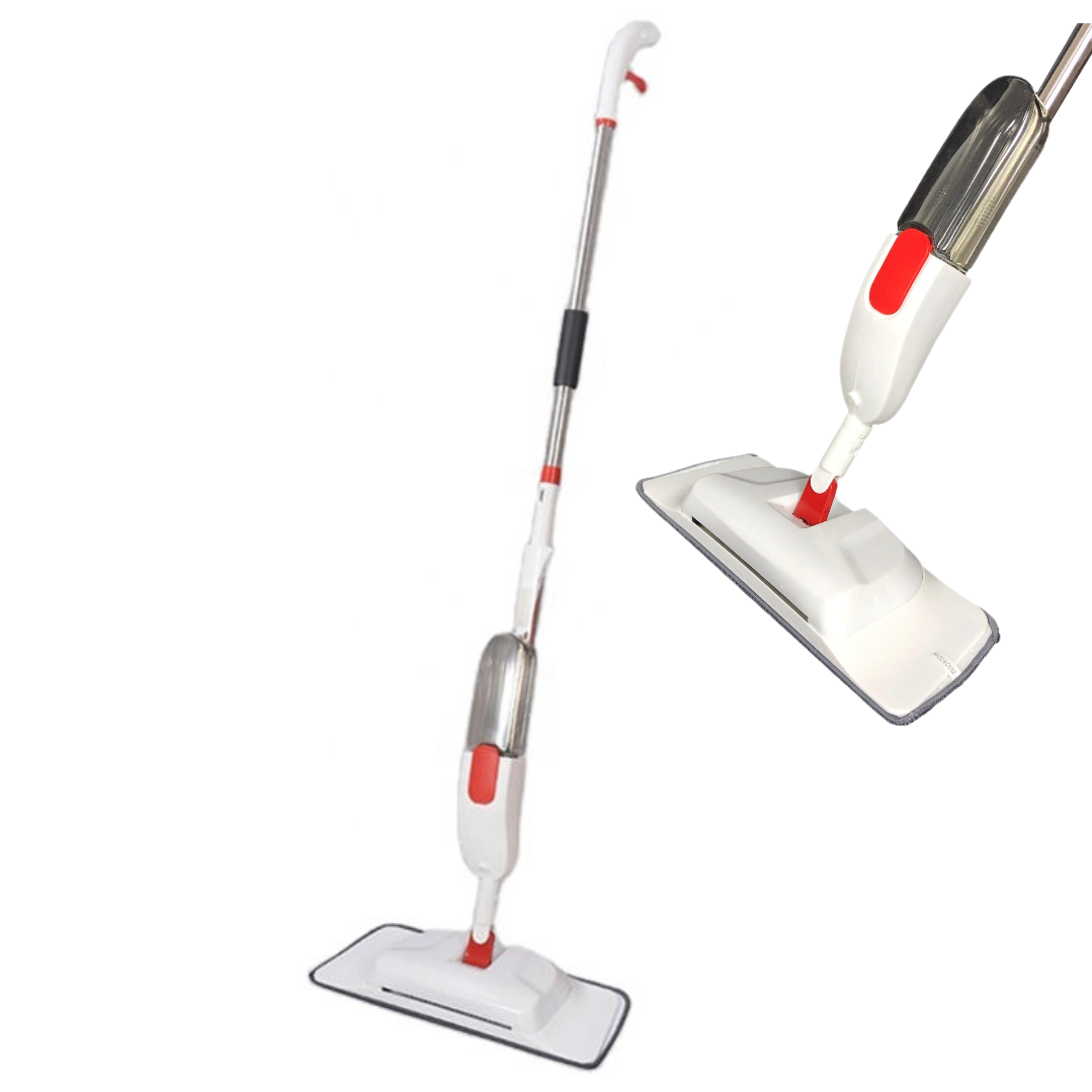 Pachet Mop 2 in 1 cu perie si pulverizare 360 de grade,  rezervor 400 ml + 2 rezerve microfibra