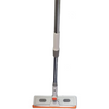 Pachet Mop cu laveta microfibra si racleta din silicon,  rotire 180 grade, maner telescopic + 2 rezerve