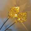 Pachet 2 Lampi solare decorative rezistente la intemperii, model frunze