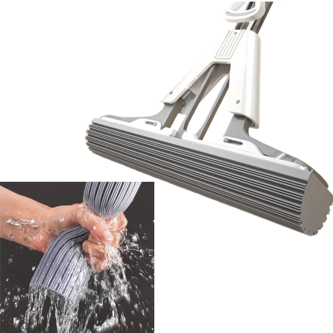 Pachet Mop PVA super absorbant cu mâner telescopic pentru orice suprafata  + 2 rezerve super absorbante