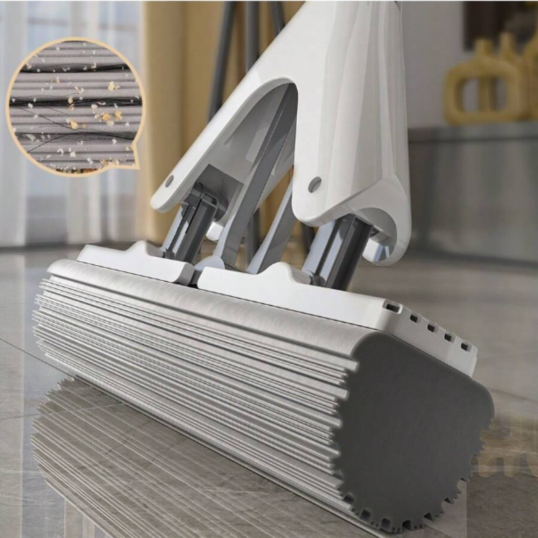 Pachet Mop PVA super absorbant cu mâner telescopic pentru orice suprafata  + 2 rezerve super absorbante