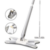 Pachet Mop pivotant cu maner reglabil, cu microfibre + 2 rezerve absorbante
