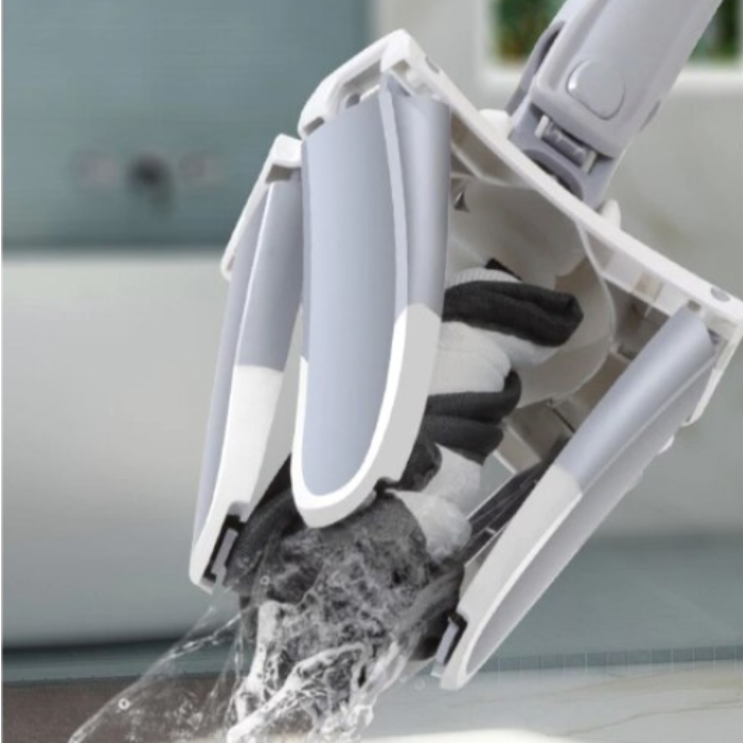 Pachet Mop pivotant cu maner reglabil, cu microfibre + 2 rezerve absorbante
