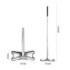 Pachet Mop pivotant cu maner reglabil, cu microfibre + 2 rezerve absorbante