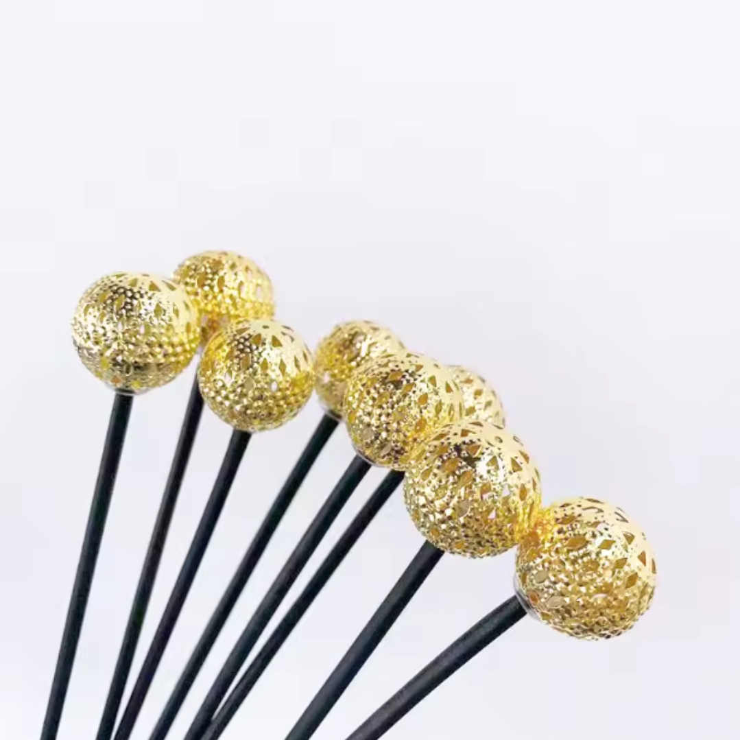 Pachet 2 Pomisori solari cu 6 bulbi LED, glob model oriental