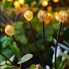 Pachet 2 Pomisori solari cu 6 bulbi LED, glob model oriental