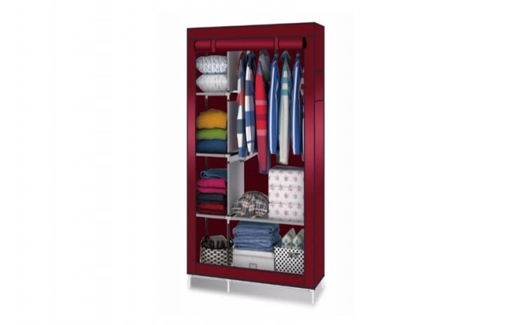 Lichidare de stoc. Dulap textil pentru haine, inchidere prin fermoar