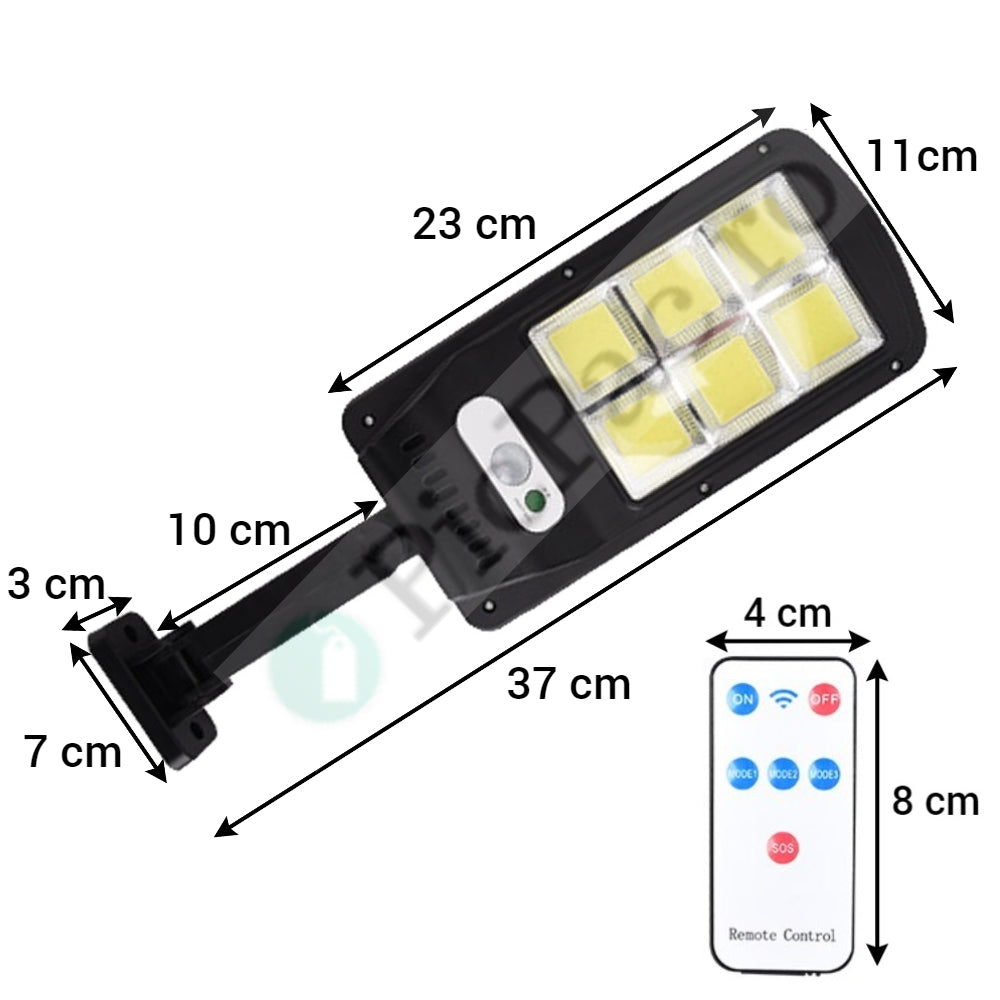Lampa solara LED cu senzor de miscare si unghi de inductie 120 grade