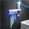 Lichidare de stoc. Dozator pentru pasta de dinti cu alimentare solara si sterilizator UV pentru periute