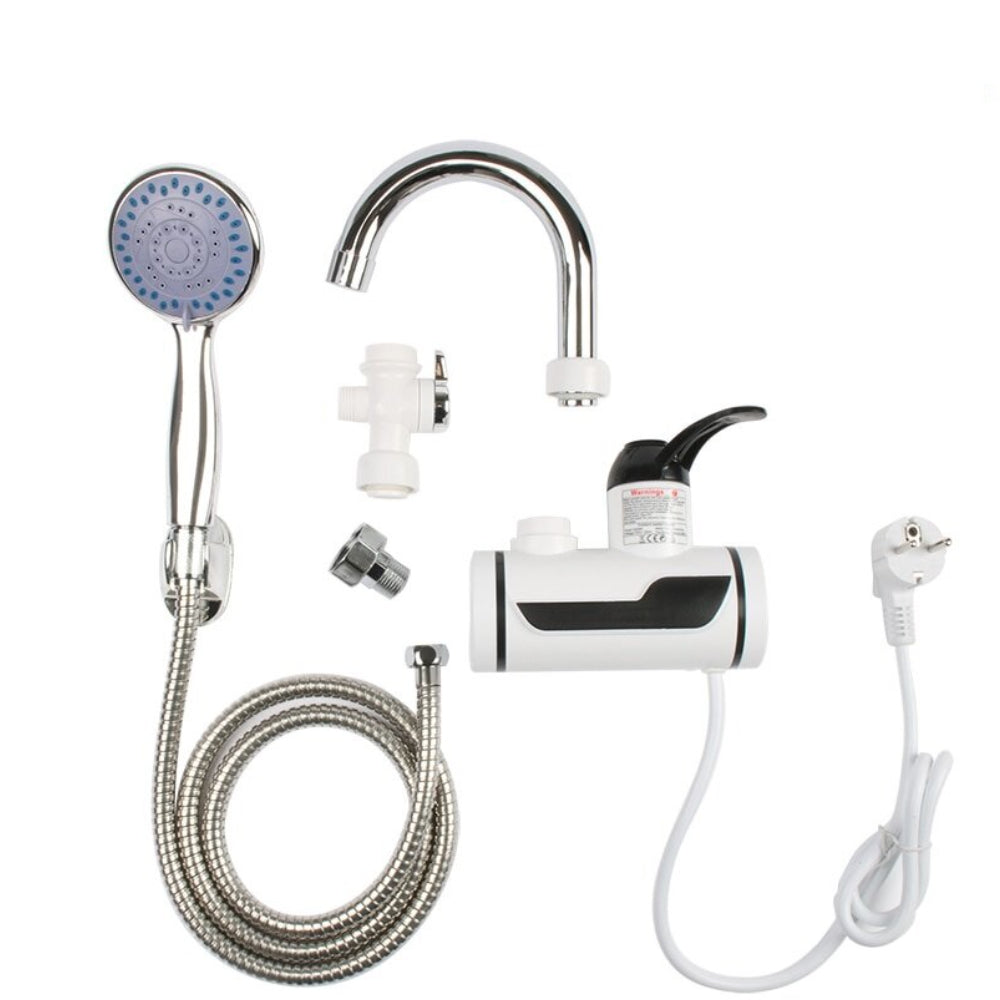 Lichidare de stoc. Robinet Electric cu incalzire instantanee + dus, cu afisaj LED si prindere pe perete