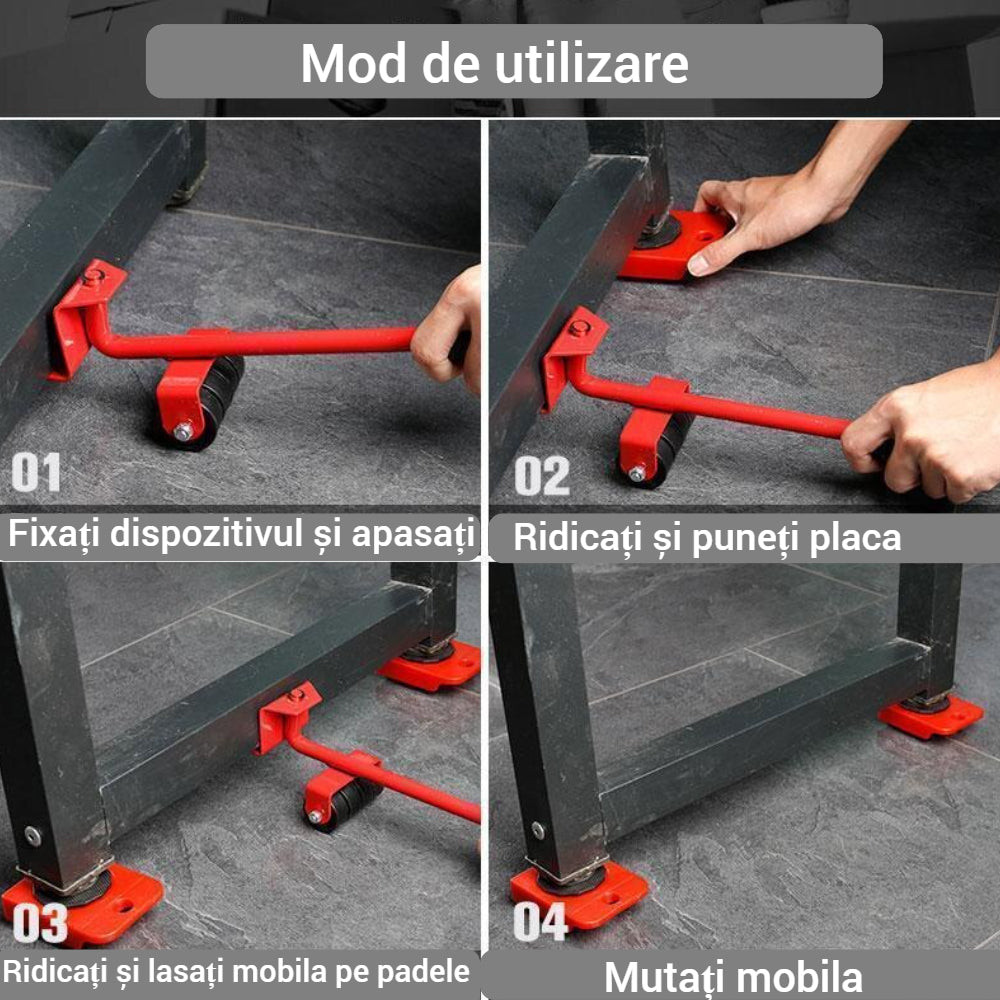 Set pentru transportat si ridicat mobila