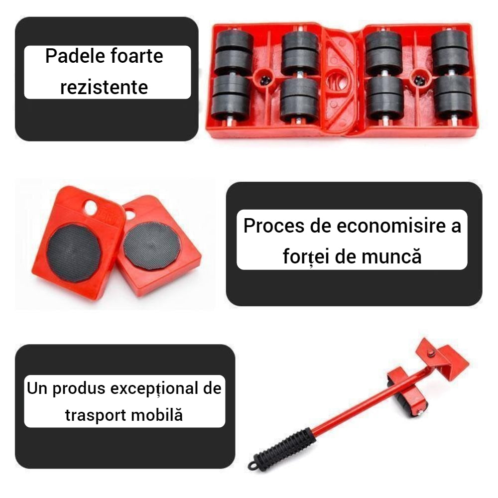 Set pentru transportat si ridicat mobila