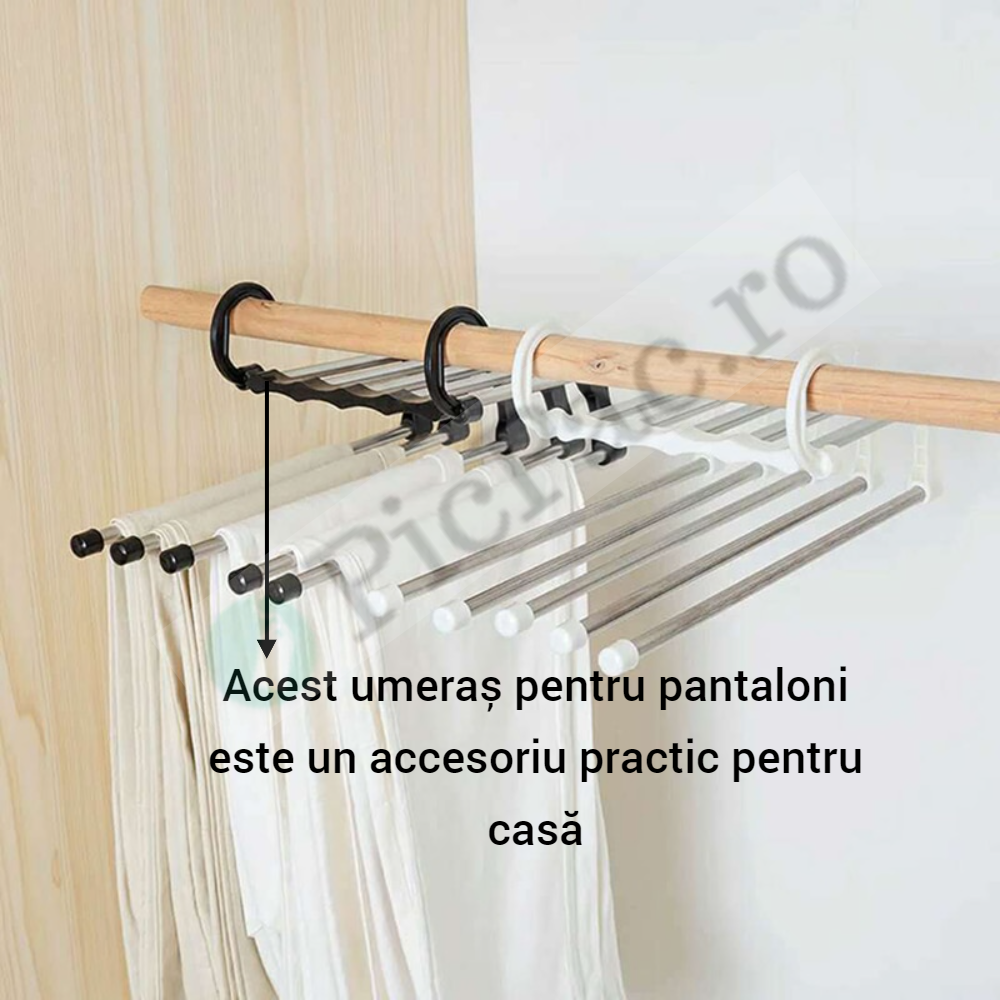 Lichidare de stoc. Umeras organizator pentru pantaloni