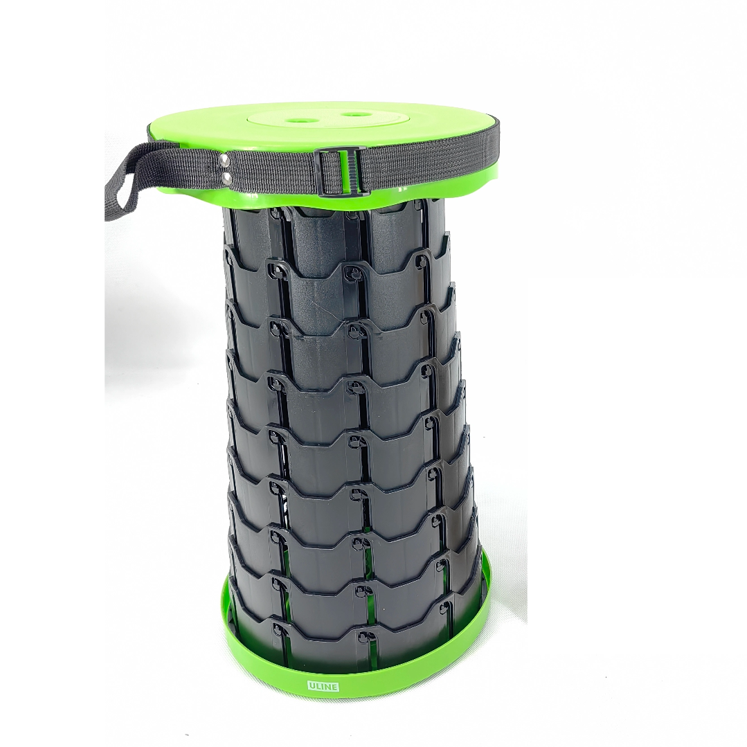 Scaun pliabil portabil, retractabil, telescopic, pentru exterior