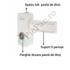 Lichidare de stoc. Dozator pasta de dinti+suport pentru 5 periute