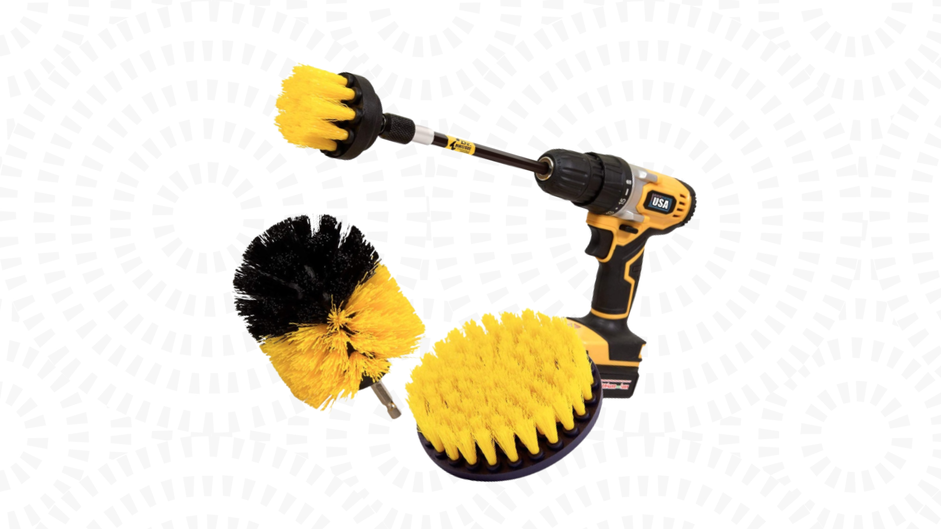Set 3 perii de curatare pentru bormasina sau autofiletanta