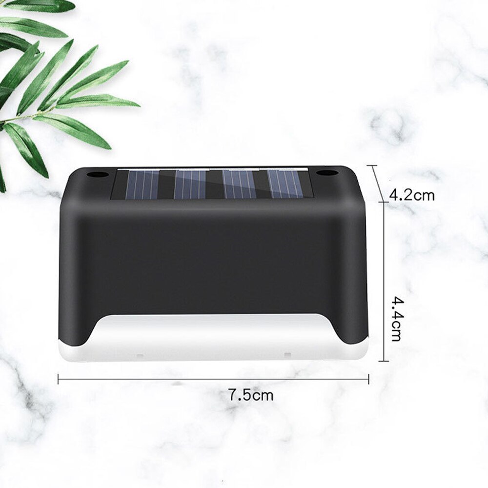 Lichidare de stoc. Set 4 x Mini lampa solara, LED, pentru scari