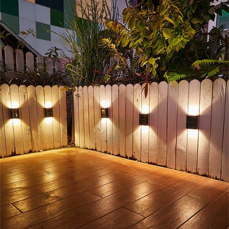 Set 2 x Lampi solare LED de perete