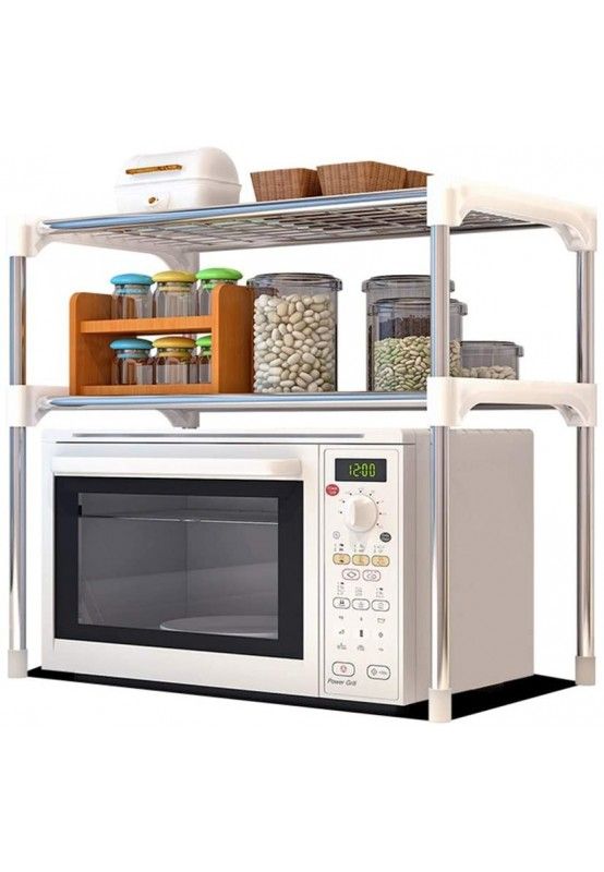 Lichidare de stoc. Suport cu 2 rafturi, telescopic si multifunctional