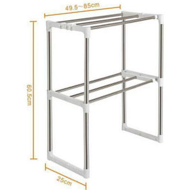 Lichidare de stoc. Suport cu 2 rafturi, telescopic si multifunctional