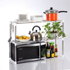Lichidare de stoc. Suport cu 2 rafturi, telescopic si multifunctional