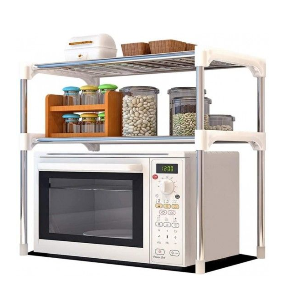 Lichidare de stoc. Suport cu 2 rafturi, telescopic si multifunctional
