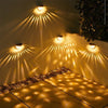 Lichidare de stoc. Set 2 Lampi solare de perete 6 Led cu senzor de lumina