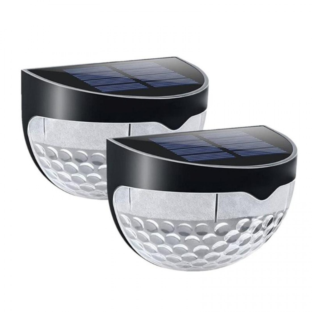 Lichidare de stoc. Set 2 Lampi solare de perete 6 Led cu senzor de lumina