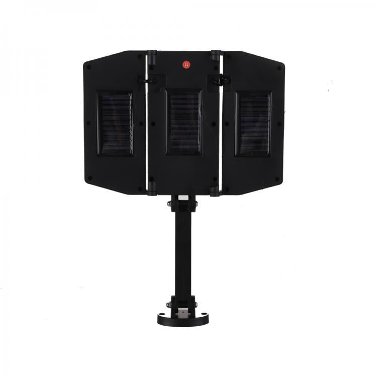 Lichidare de stoc. Lampa solara tripla cu suport de prindere pe perete