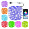 Instalatie Craciun control prin telefon cu lumini tip bulb 10 m