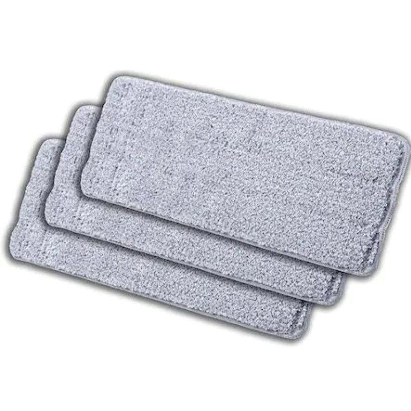 Set 3 rezerve din microfibra pentru mop plat, putere mare de absorbtie