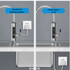 Robinet electric instant din inox, cu display si rotire 360 grade, 3000W