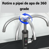Robinet electric instant din inox, cu display si rotire 360 grade, 3000W