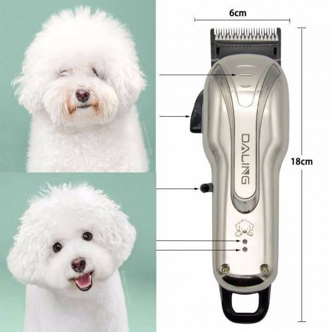 Lichidare de stoc. Masina profesionala de tuns caini si oi, aparat de tuns animale 8 in 1