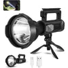 Lanterna LED, reincarcabila, functie Powerbank, 4 moduri iluminare, trepied inclus
