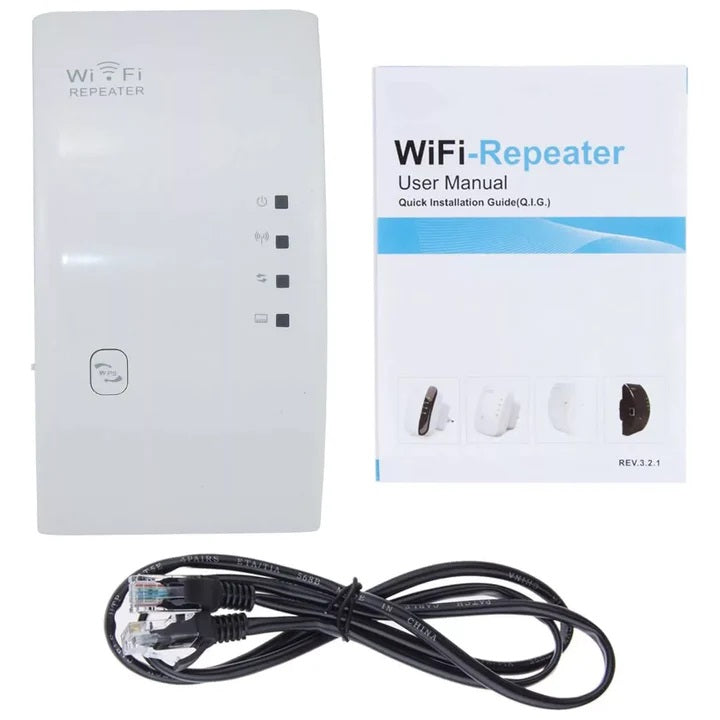 Amplificator wifi, dubleaza semnalul wireless pentru internet in zone fara semnal
