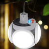 Set 2 x Lampa solara pliabila, tip bec cu 5 moduri de iluminare