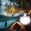 Set 2 x Lampa solara pliabila, tip bec cu 5 moduri de iluminare