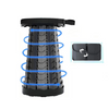 Taburet/Scaun pliabil portabil, retractabil, telescopic, pentru exterior