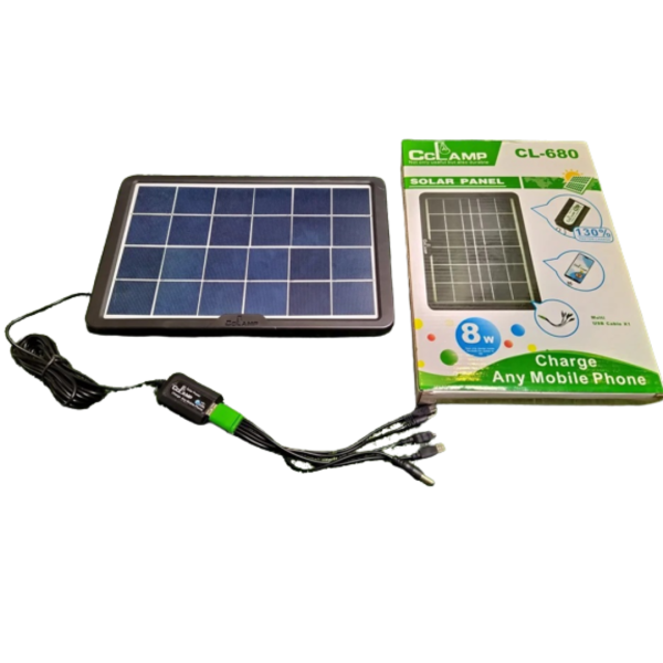 Panou solar portabil, pentru incarcare dispozitive, cu intrare USB